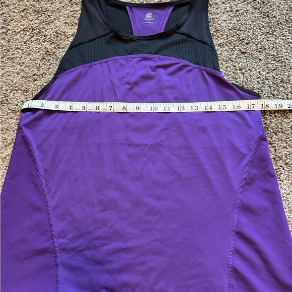 Champion size Large purple & black razorback athletic running tank top - Picture 9 of 9